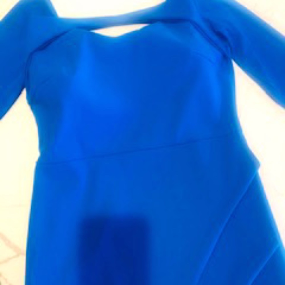 Chiara Boni (Made in Italy) Cobalt Blue Dress